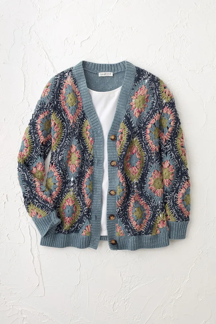 New Roads Crochet Cardigan