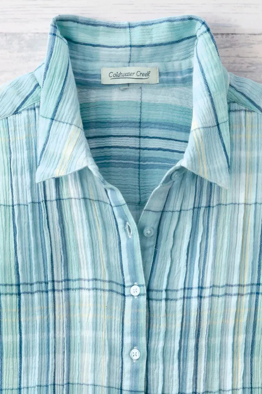 Ripple Creek Plaid Popover