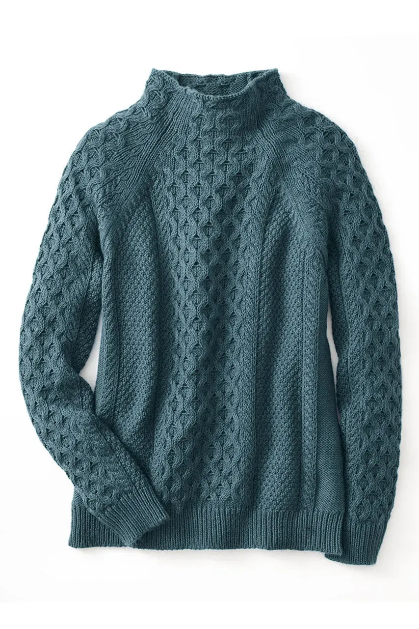 Honeycomb Pullover Sweater