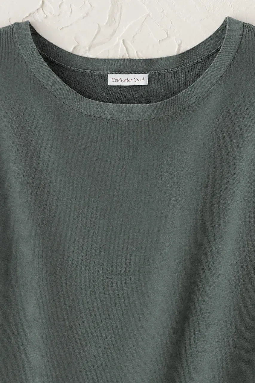Cap Sleeve Sweater Tee