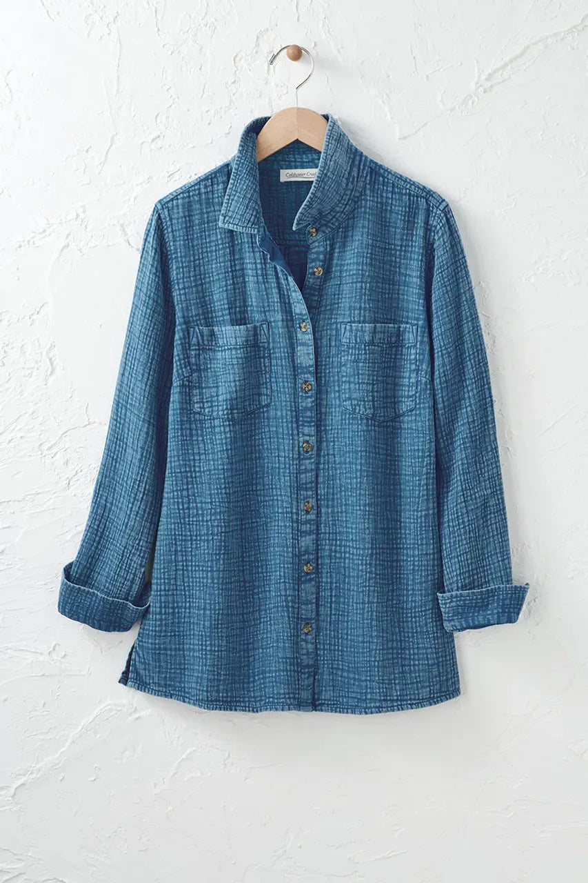 Vintage Wash Gauze Big Shirt