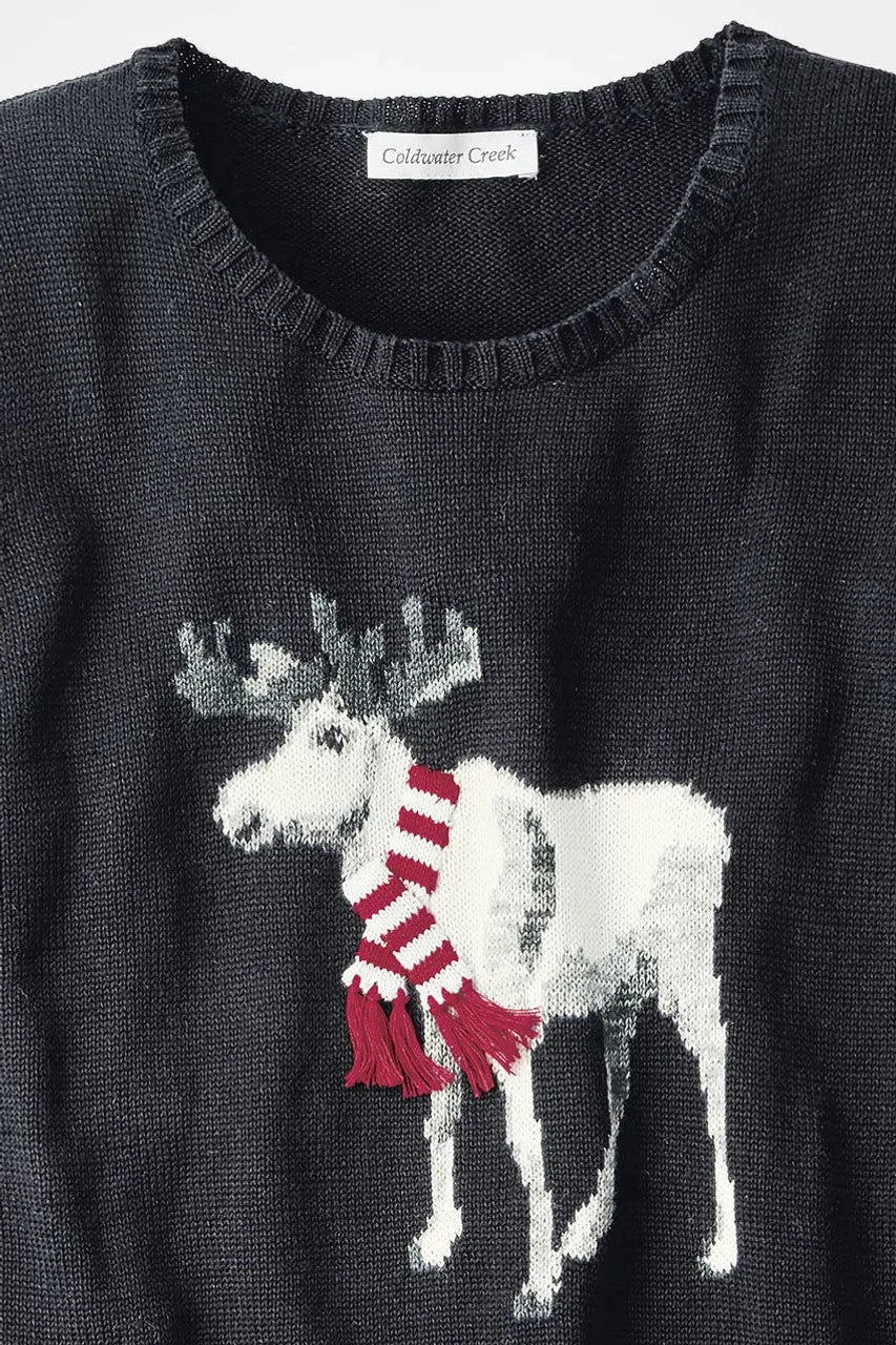 Moose is Loose Sweater