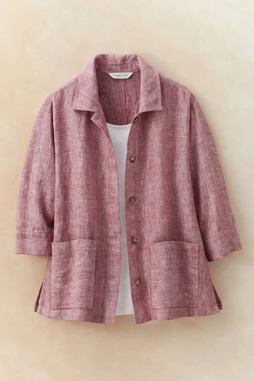 Easy Linen Shirt Jacket