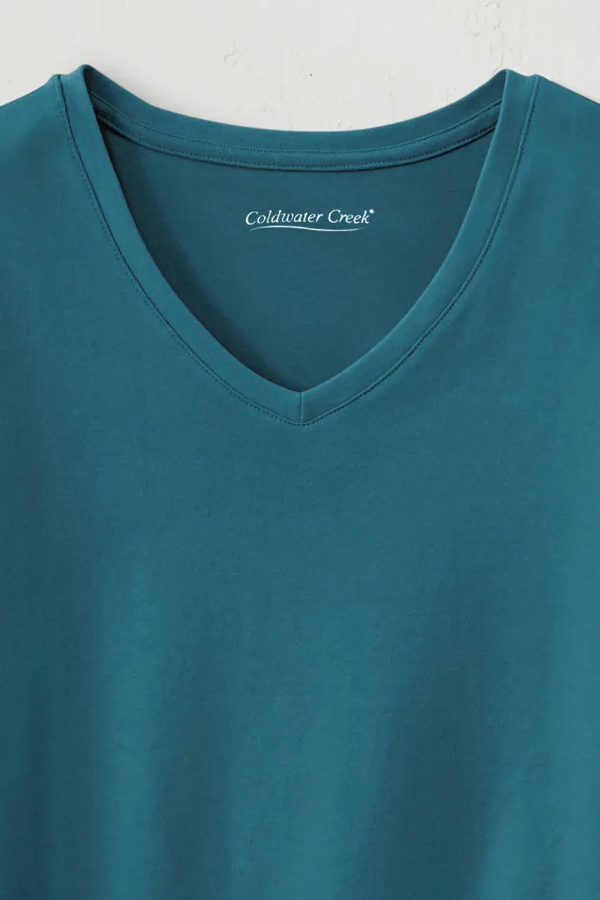 #BestCottonTM V-Neck Tee