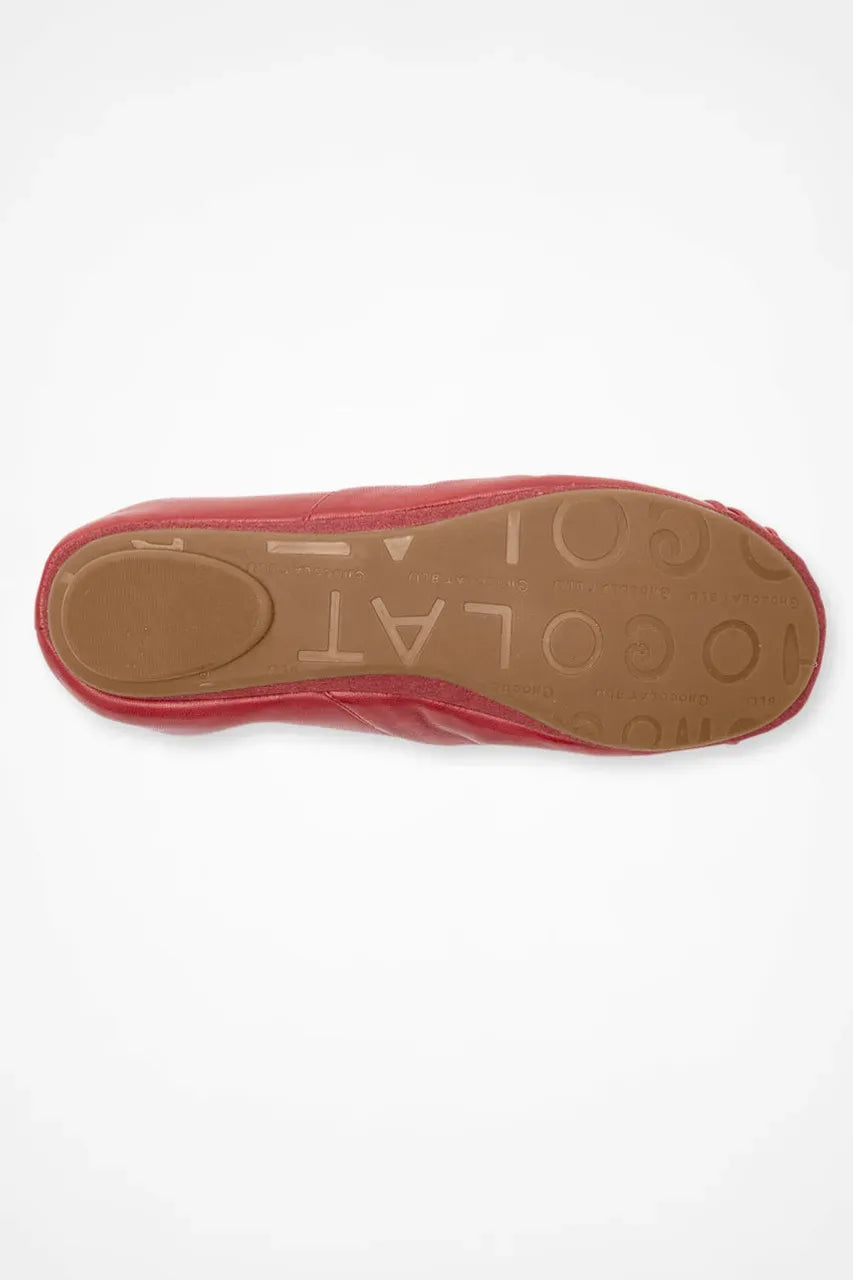 Pintuck Leather Flats by Chocolat BluTM