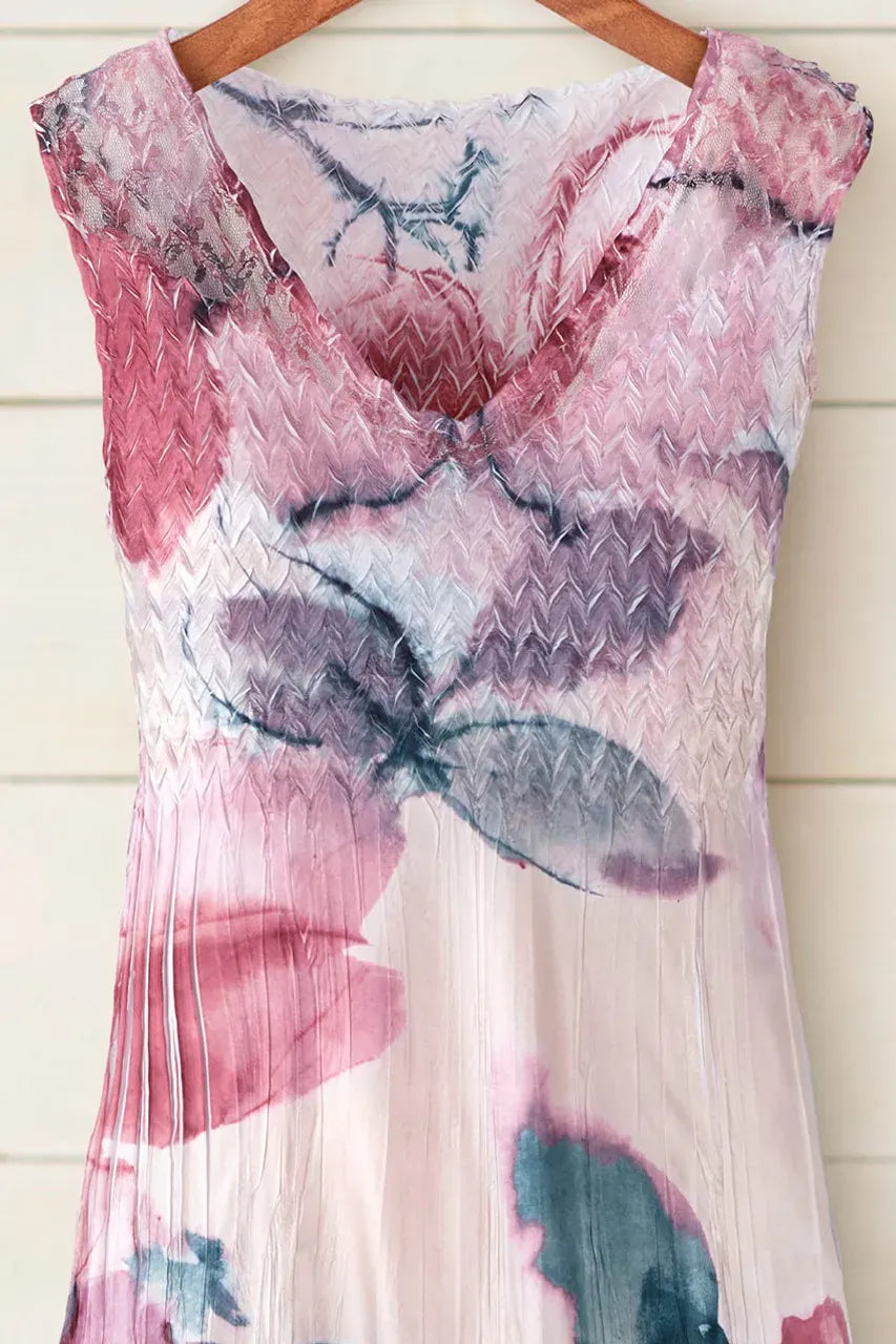 Pastel Dream Charmeuse Dress by Komarov