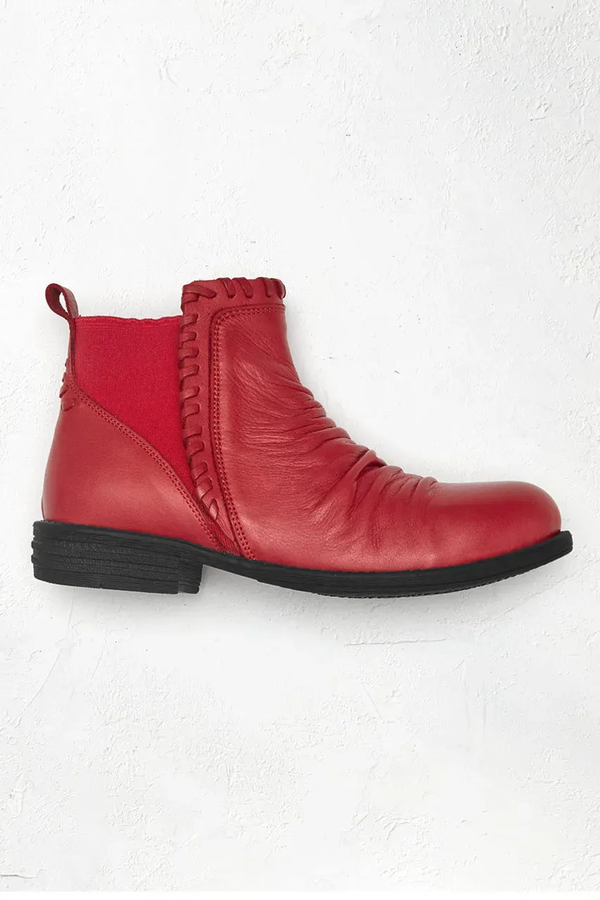 Carmen Leather Booties by Walk With MeTM.