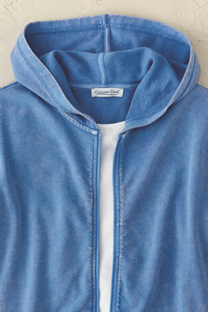Colorwash Short-Sleeve Sweatshirt