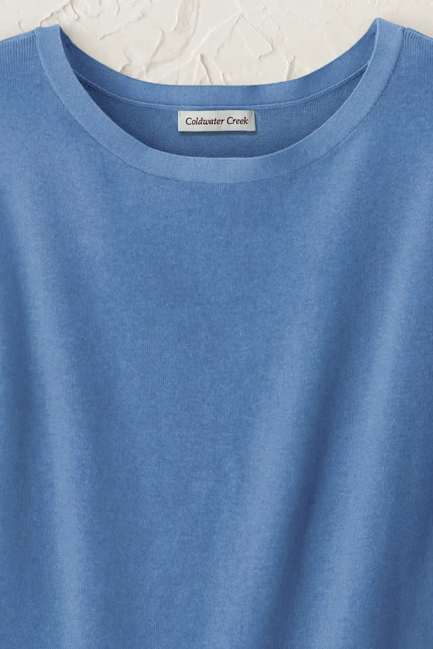 Cap Sleeve Sweater Tee