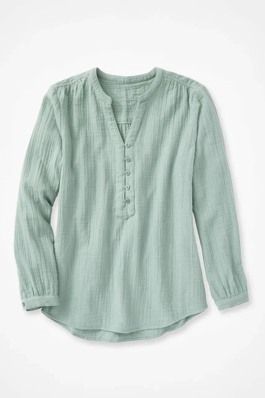 Summer Breeze Gauze Pullover
