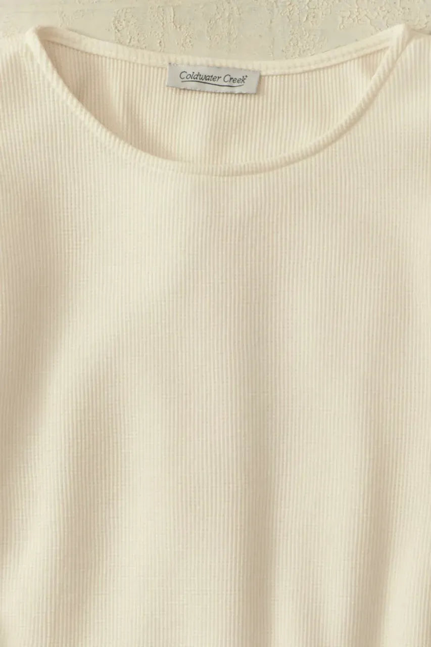 Plaid Pathways Waffle Tee