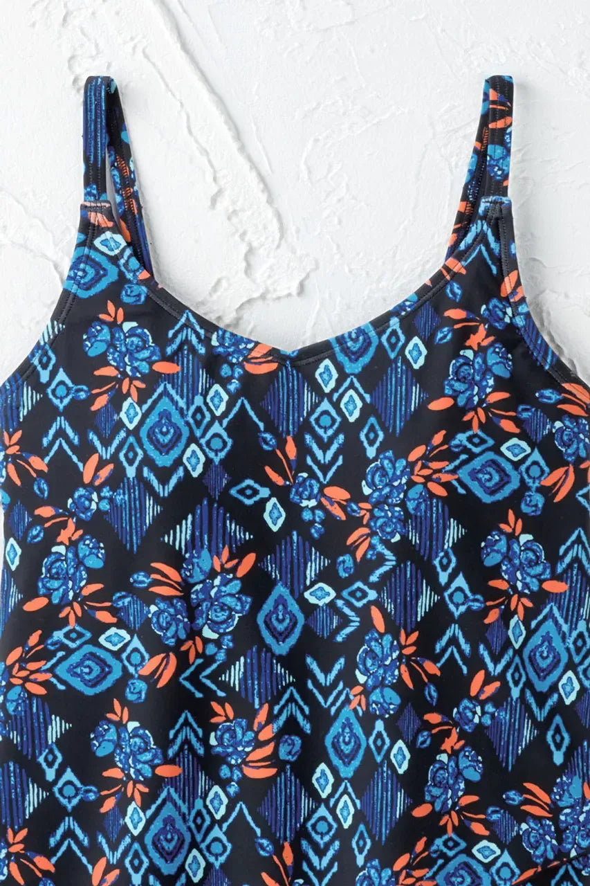 Free Spirit Tulip-Hem Tankini Top
