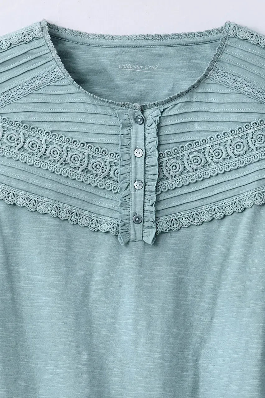 Lace Charmed Henley