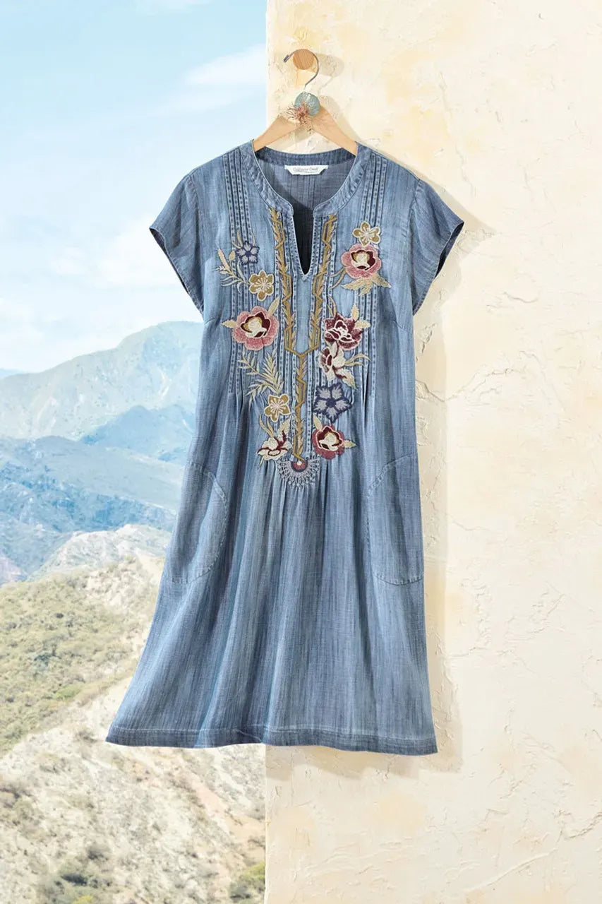 Mountain Flora TENCELTM Dress