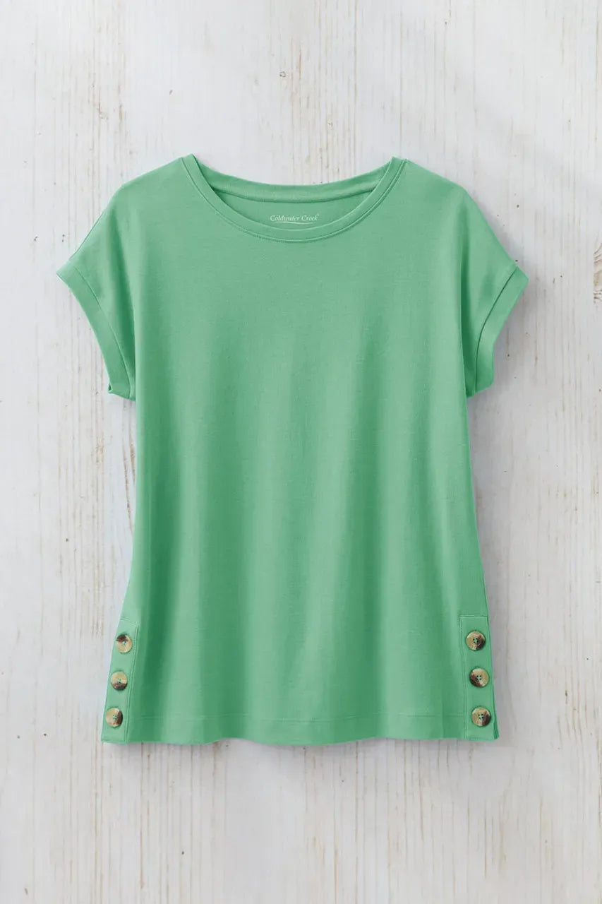 #BestCottonTM Side-Button Tunic