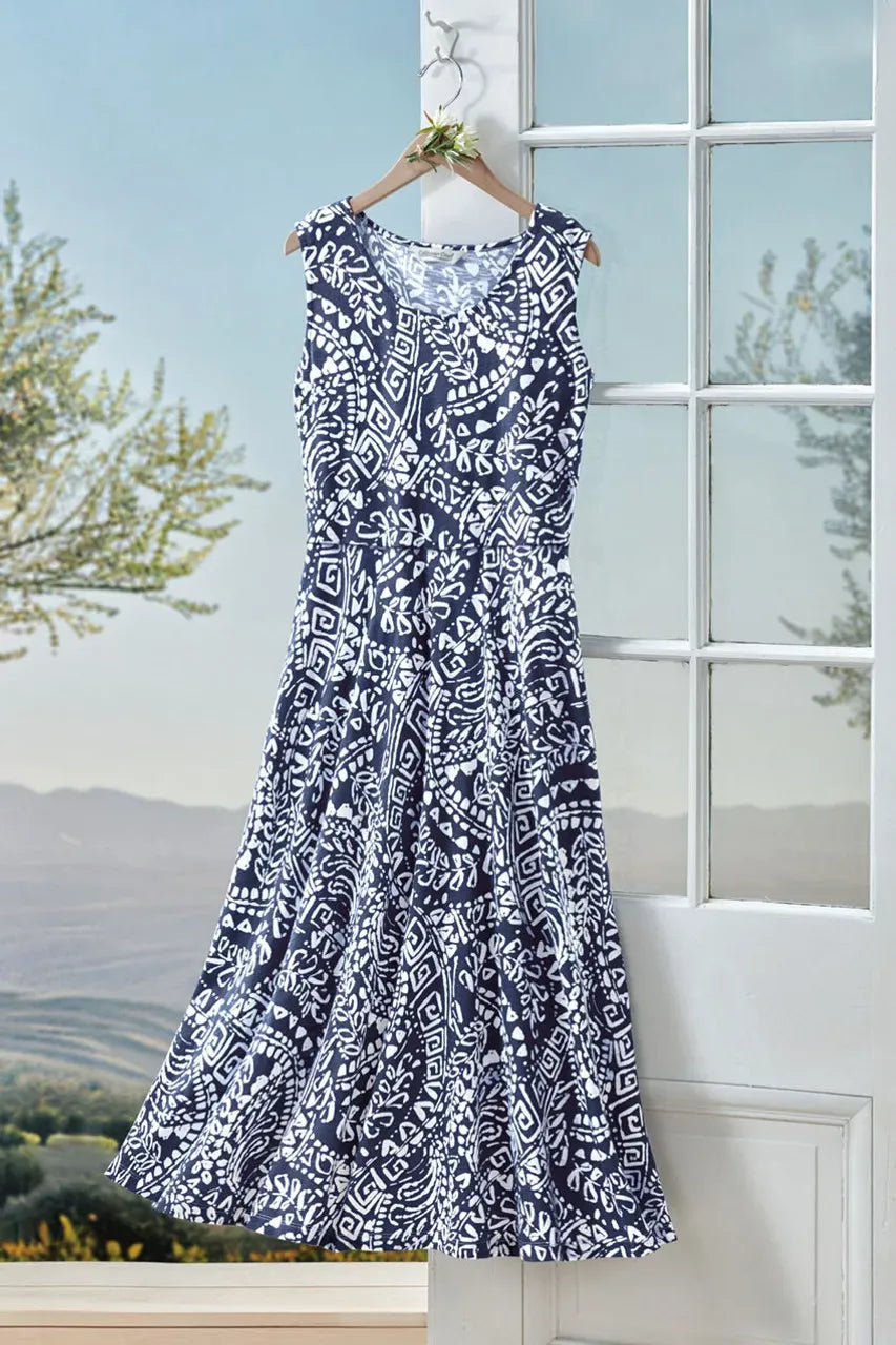 Batik Breeze Knit Dress