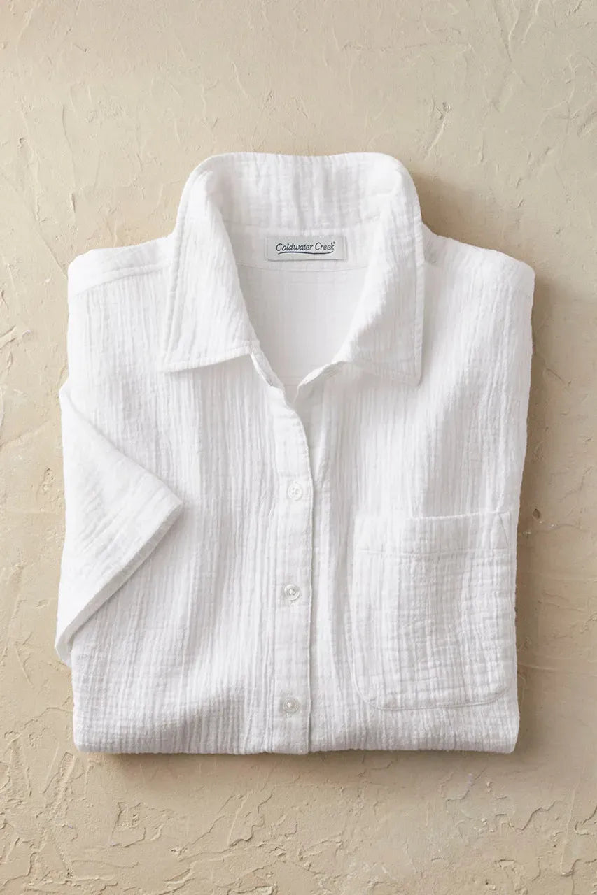 Summer Breeze Gauze Camp Shirt