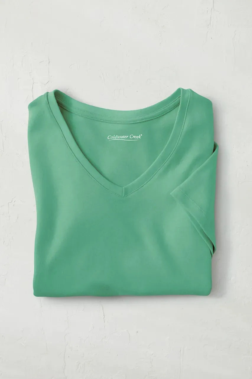#BestCottonTM V-Neck Tee