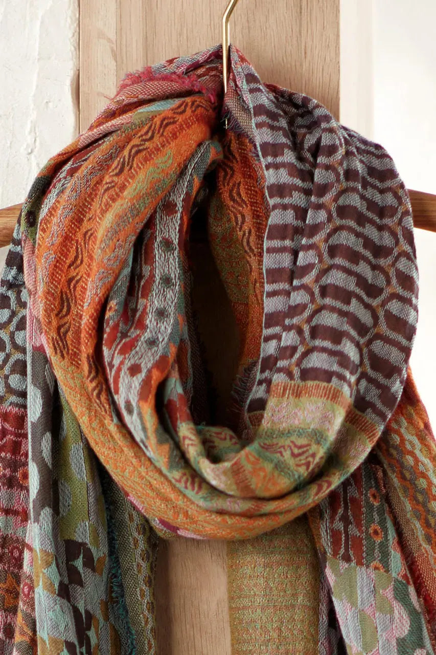Patchwork of Patterns Scarf