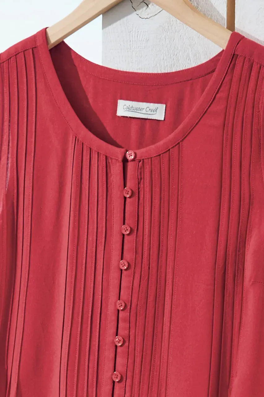 Darby Pintucked Dress