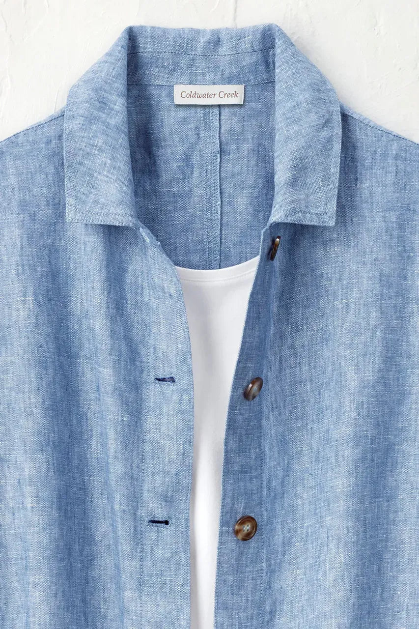 Easy Linen Shirt Jacket