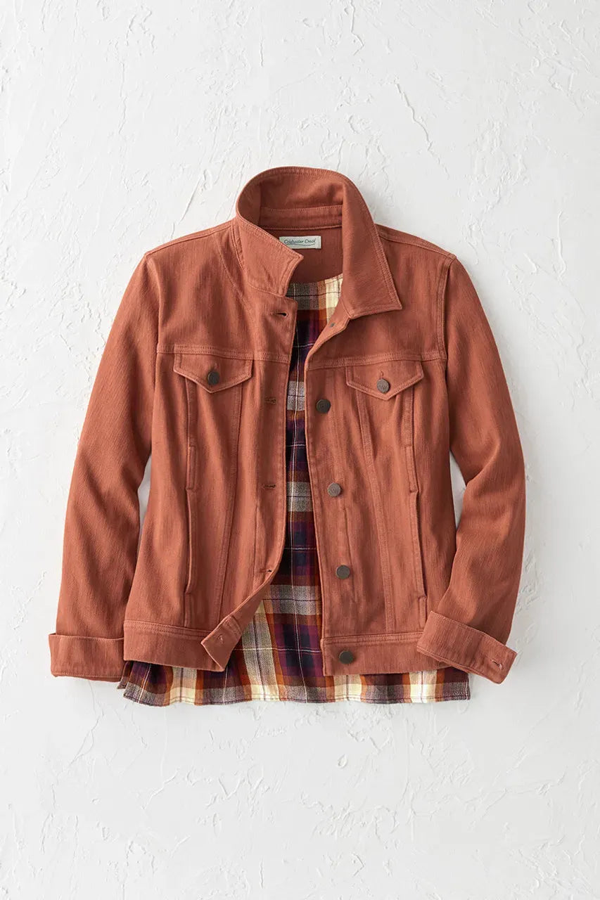 Knit Denim Jacket