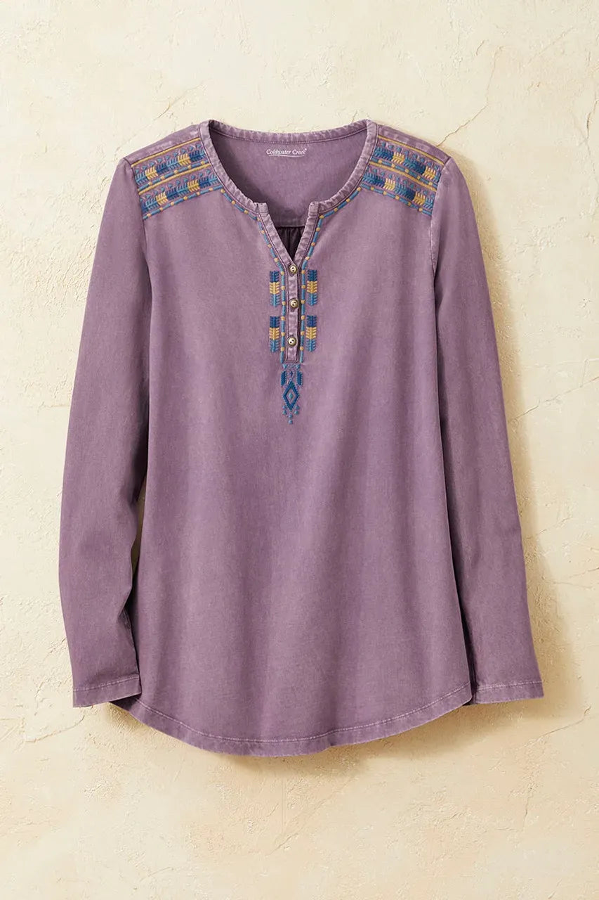 Santa Rosa Vintage-Wash Henley