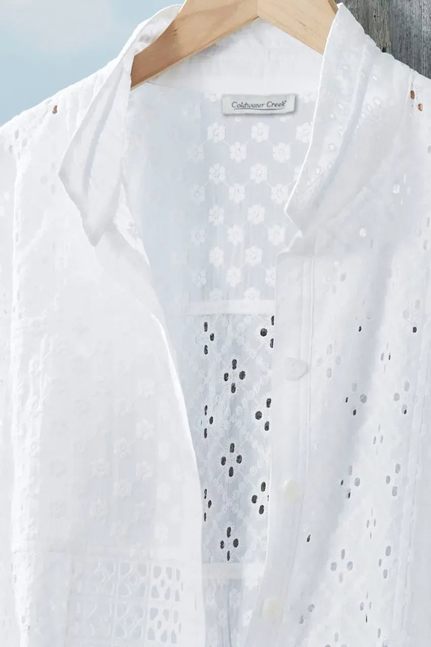 Effortless Eyelet Shirt