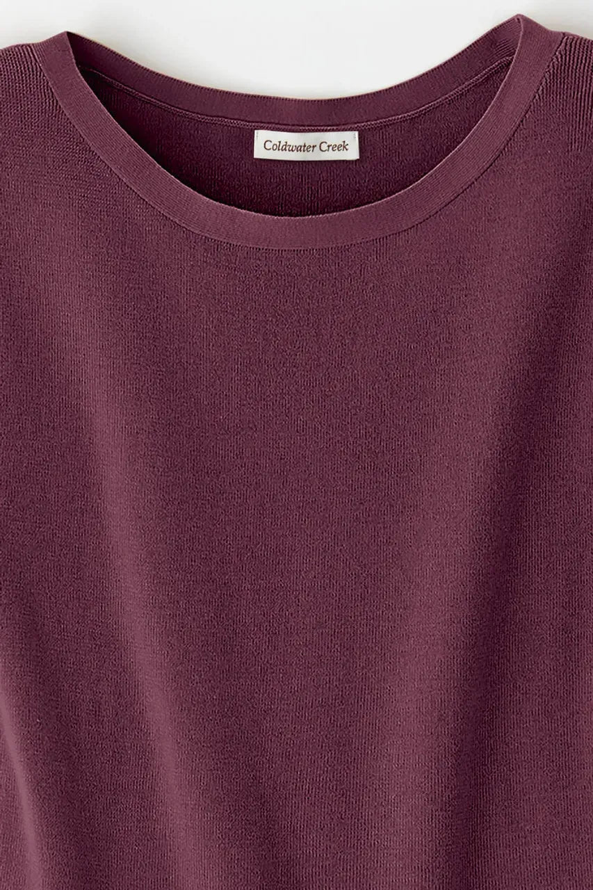 Cap Sleeve Sweater Tee
