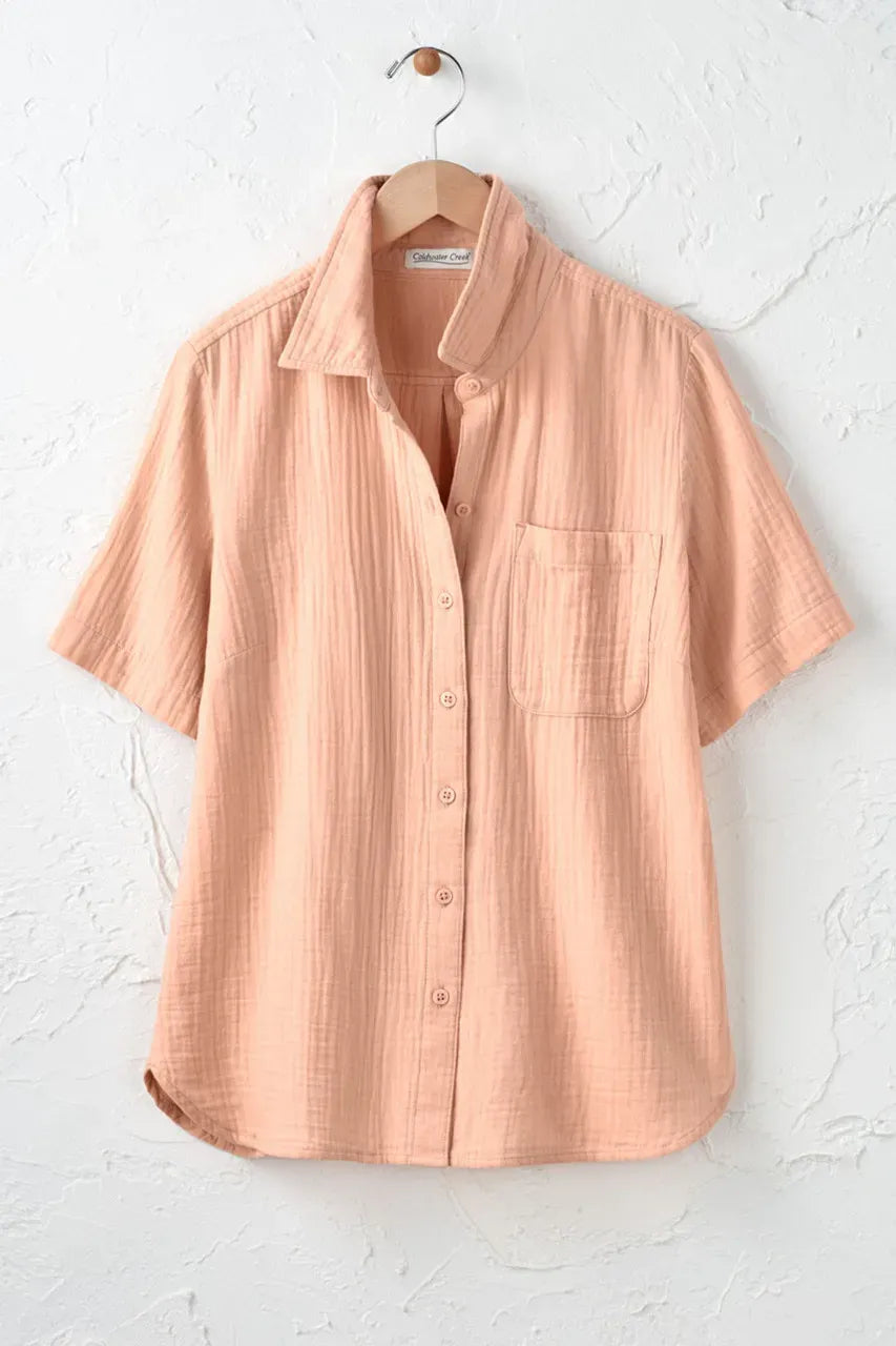 Summer Breeze Gauze Camp Shirt