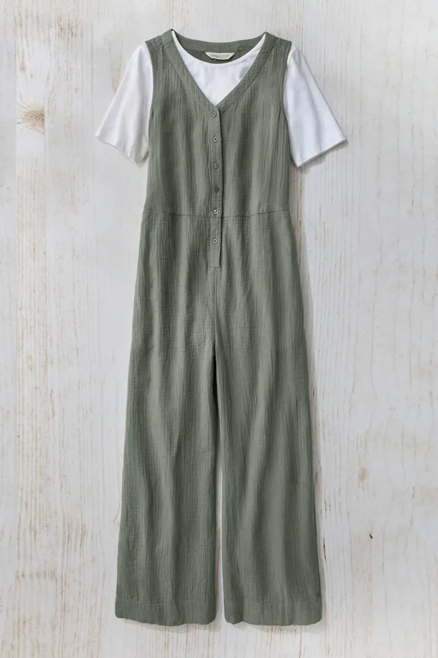 Summer Breeze Gauze Jumpsuit