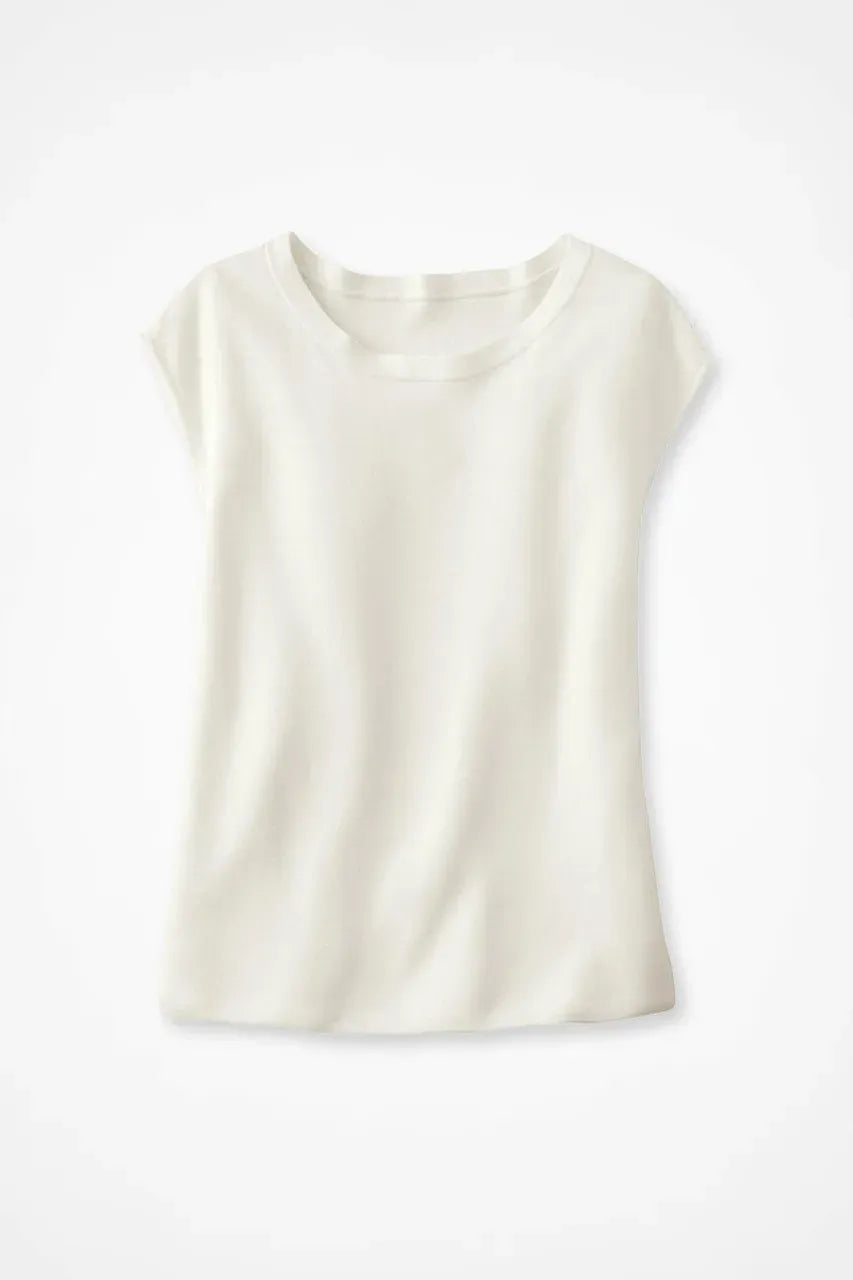 Cap Sleeve Sweater Tee