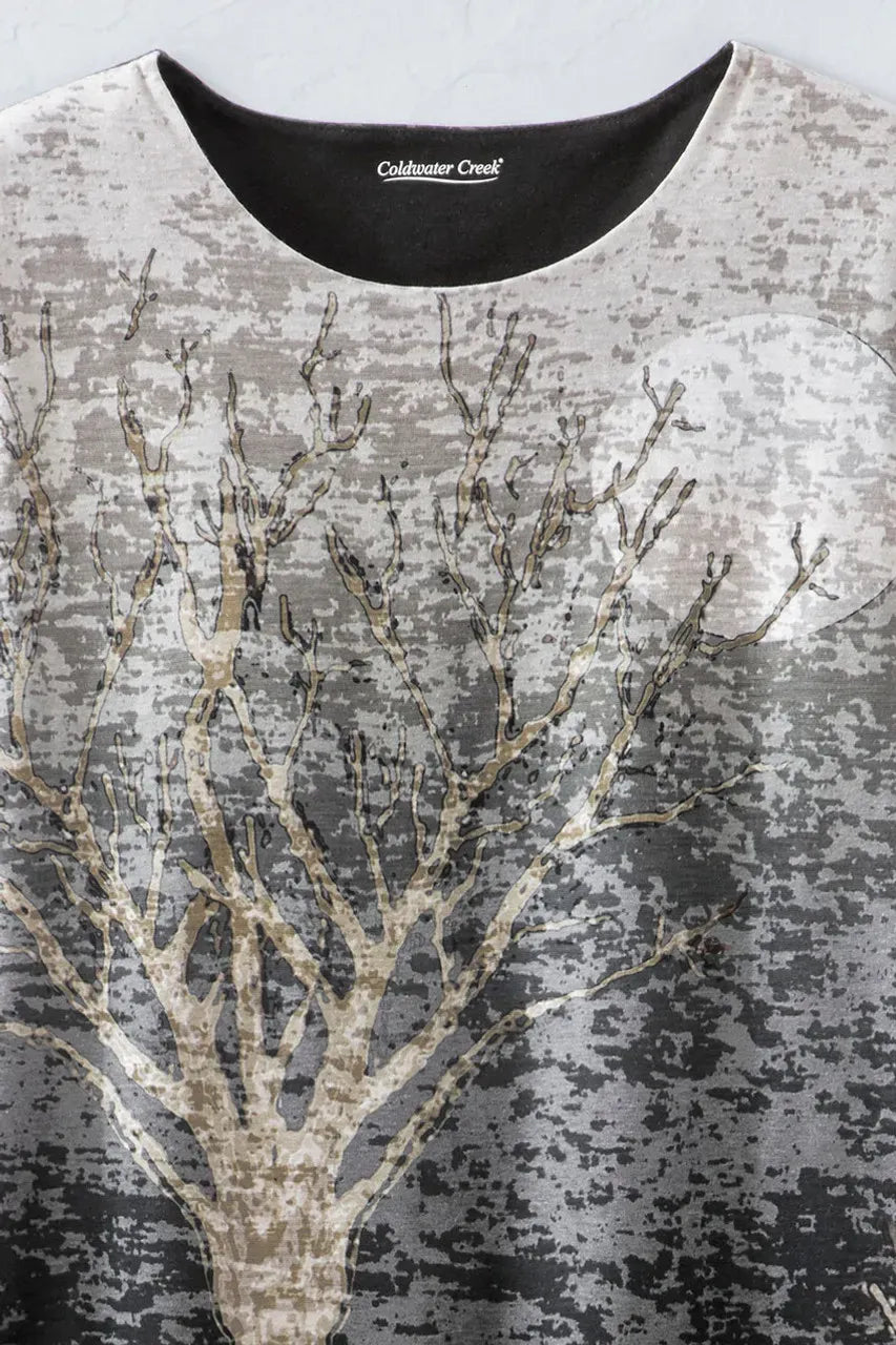 Mystic Moon Burnout Tee