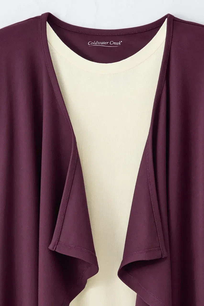 Destinations Open Front Duster Cardigan