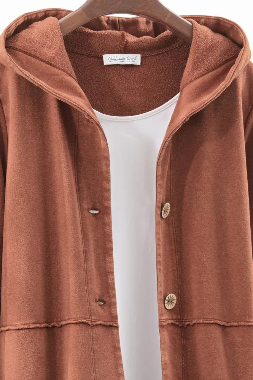 Fleece Swing Cardigan