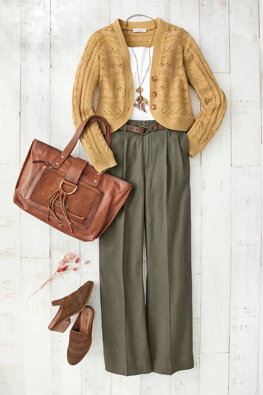 Cable Twist Shrug