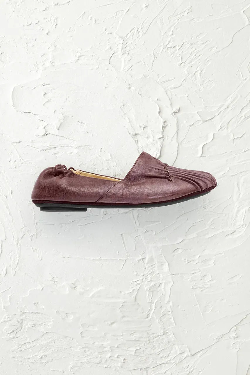 Pintuck Leather Flats by Chocolat BluTM