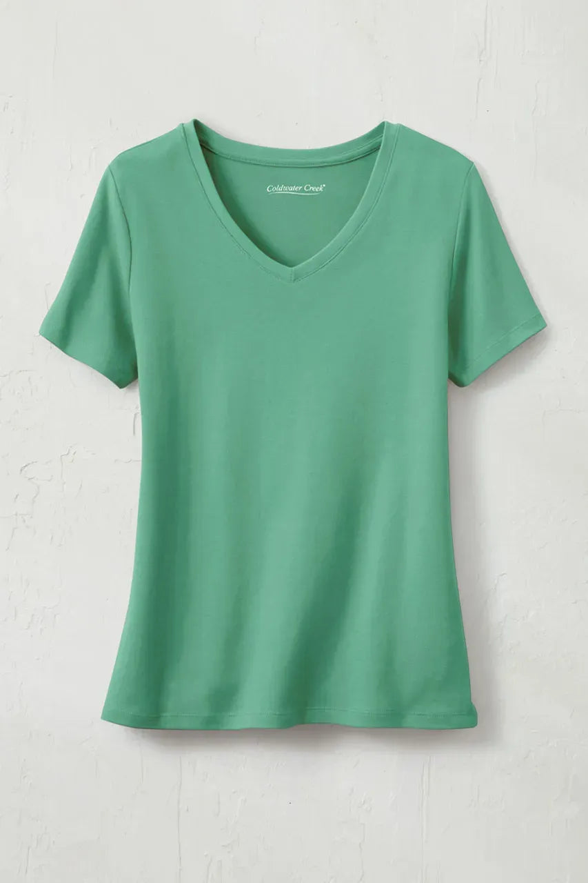 #BestCottonTM V-Neck Tee
