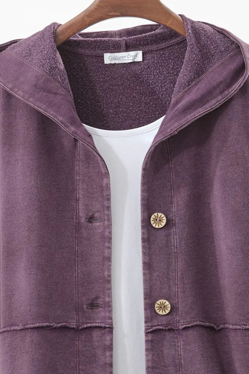 Fleece Swing Cardigan