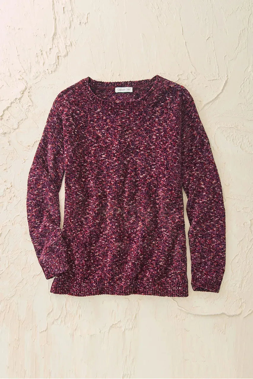Color Twist Chenille Sweater