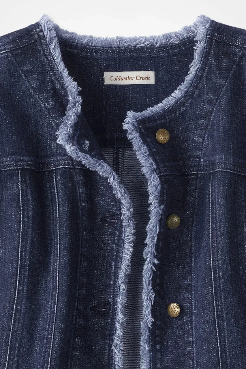 Frayed Edge Denim Jacket
