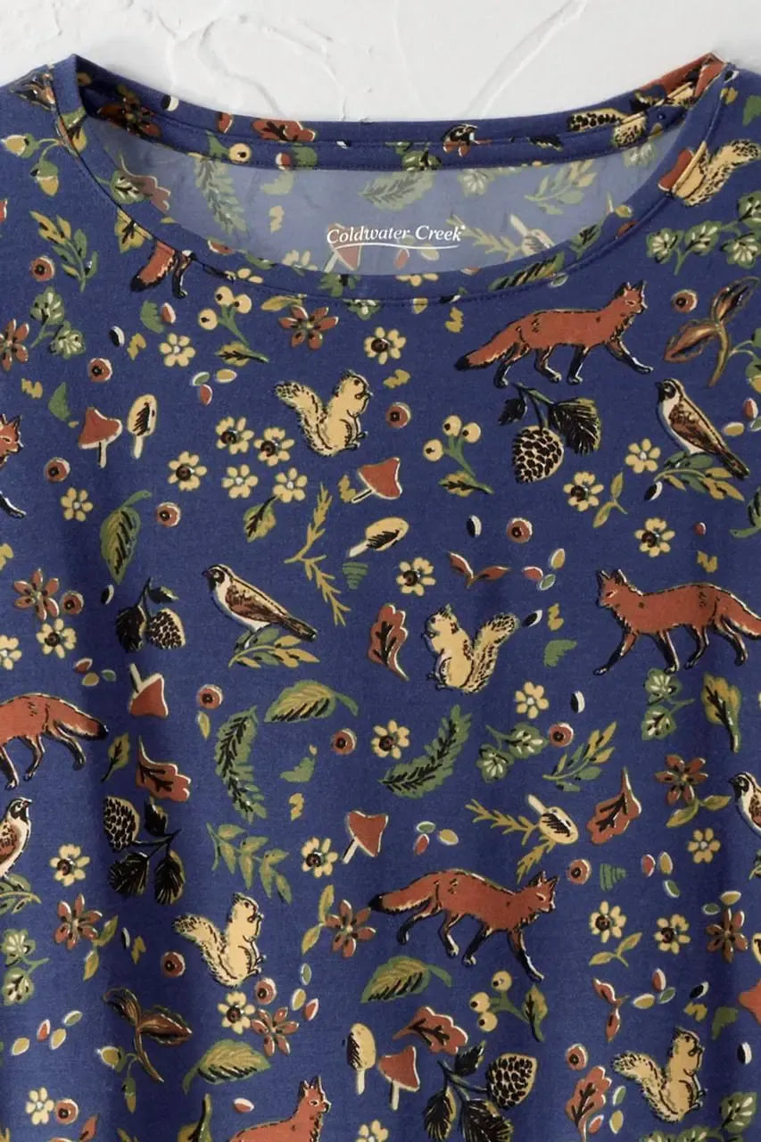 Forest Fauna PrimaKnit® Tee