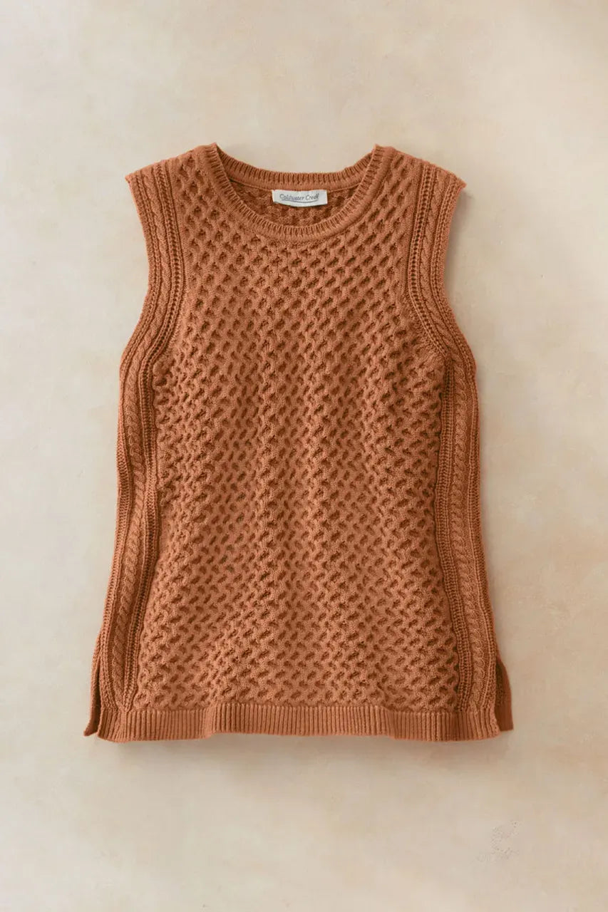 Honeycomb Sweater Tank