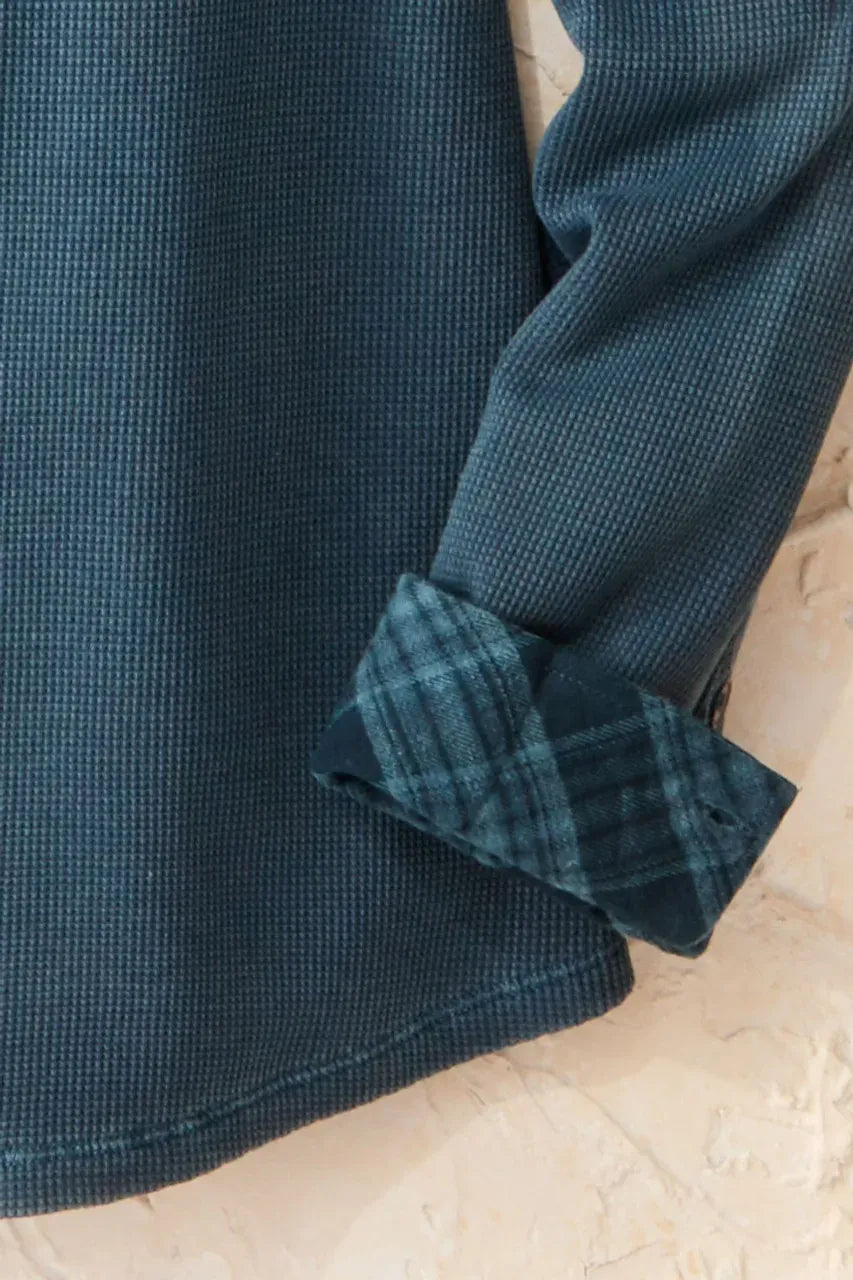 Plaid Pathways Waffle Tee