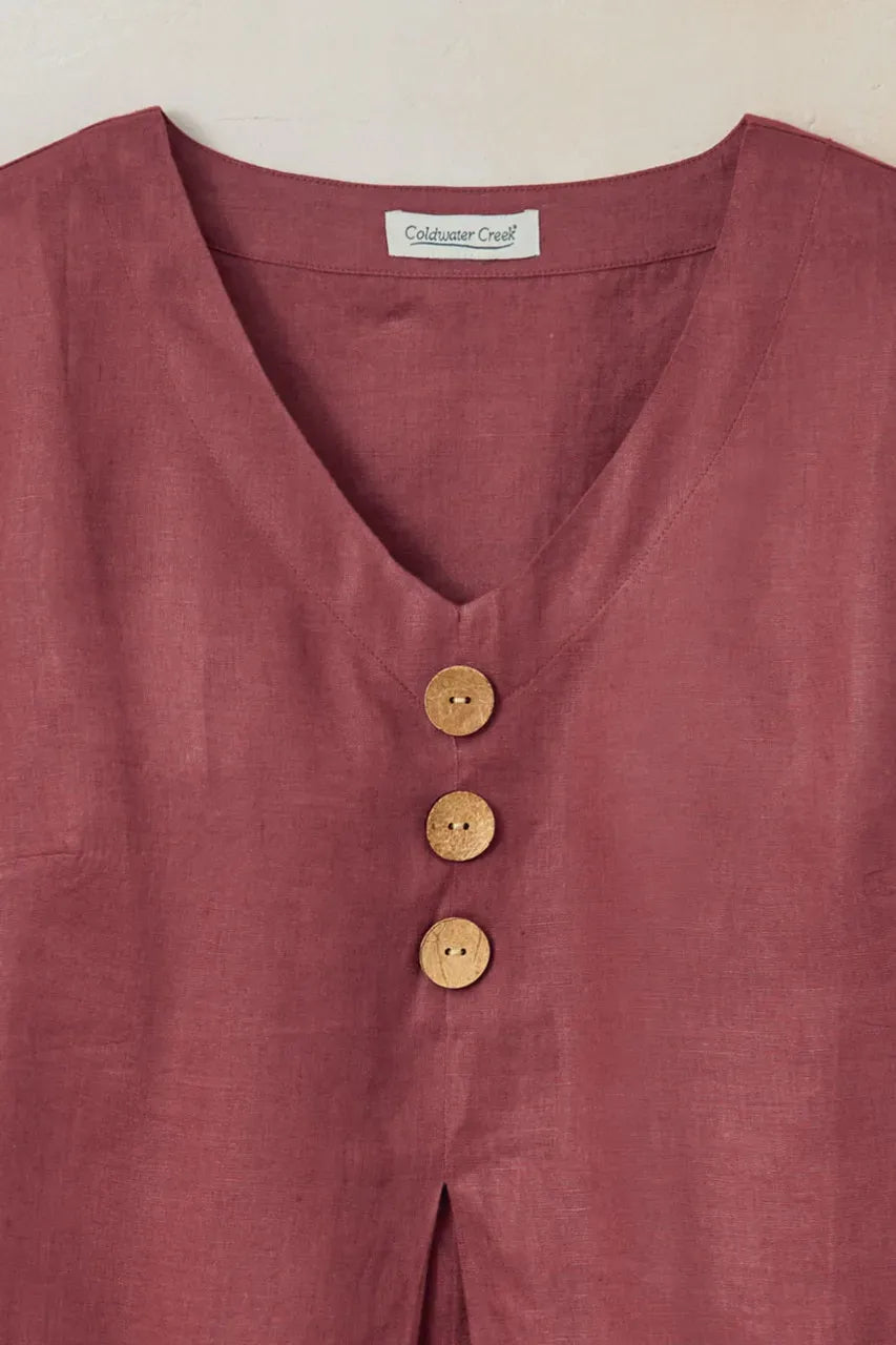 Boxy Linen Top