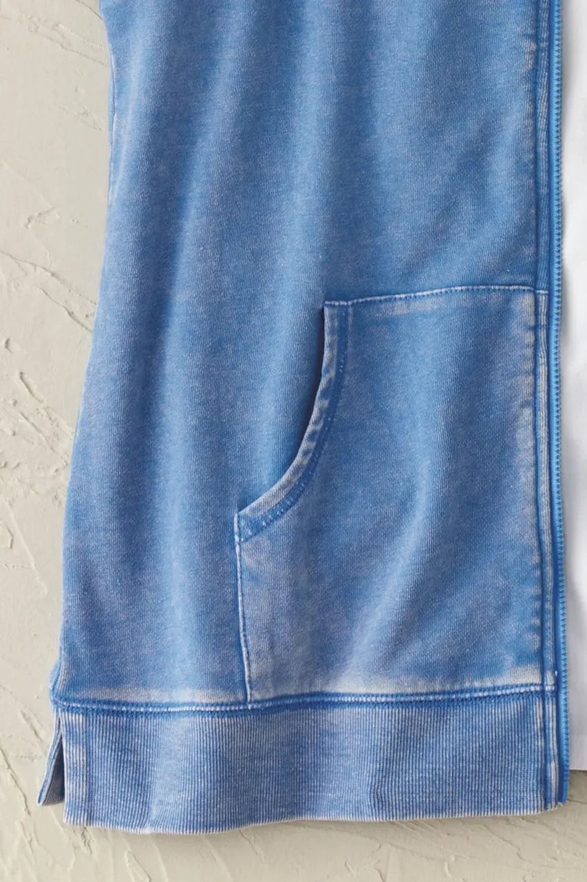 Colorwash Short-Sleeve Sweatshirt
