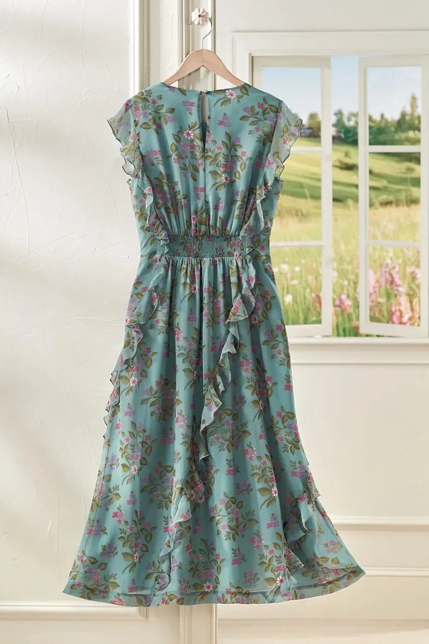 Flutter of Florals Dress
