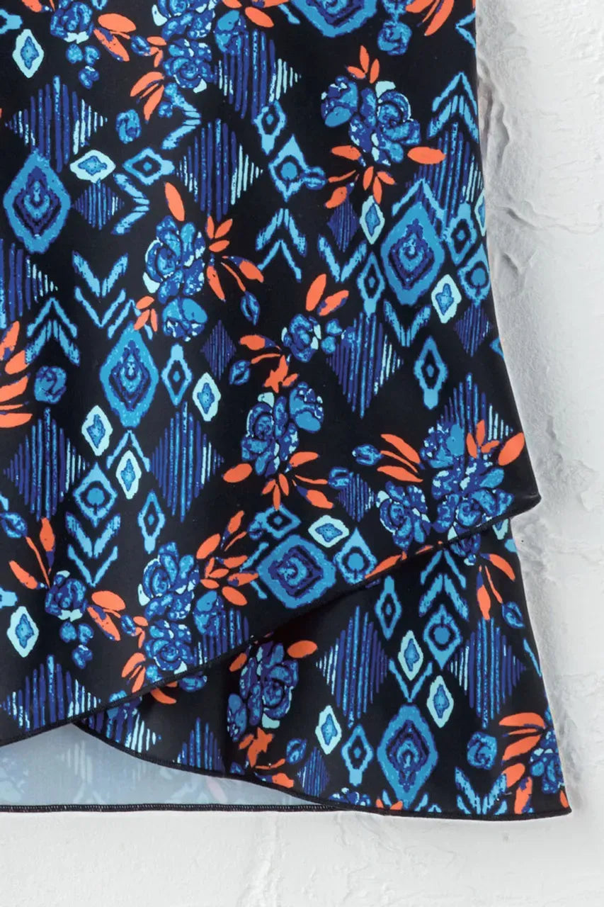 Free Spirit Tulip-Hem Tankini Top