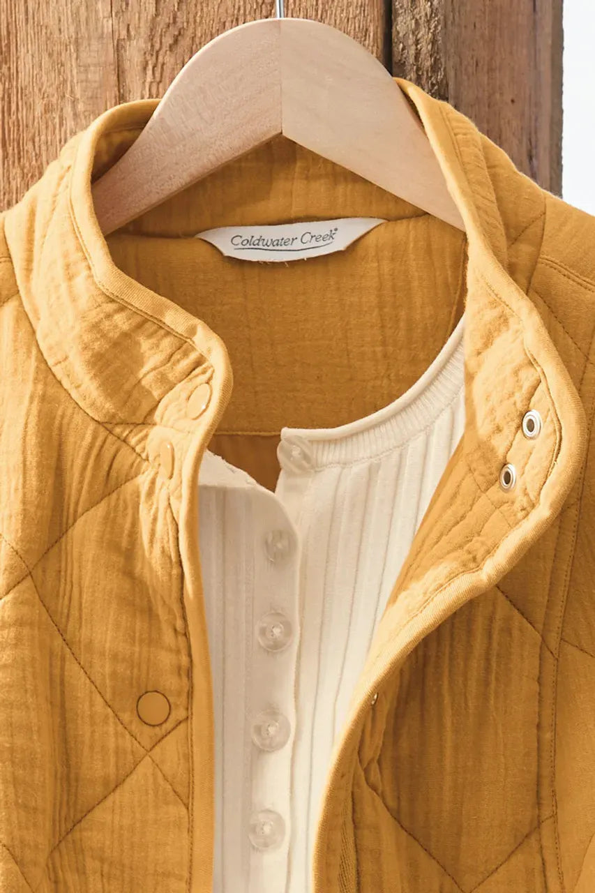 Quilted Gauze Vest