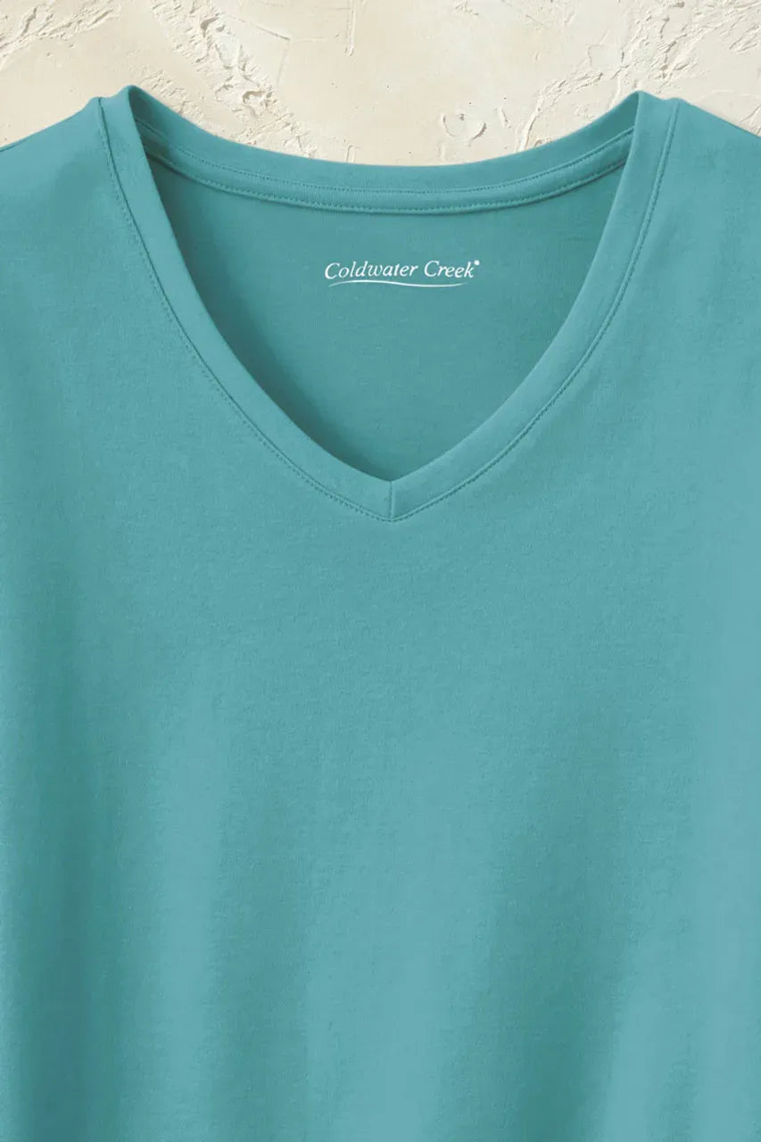#BestCottonTM V-Neck Tee